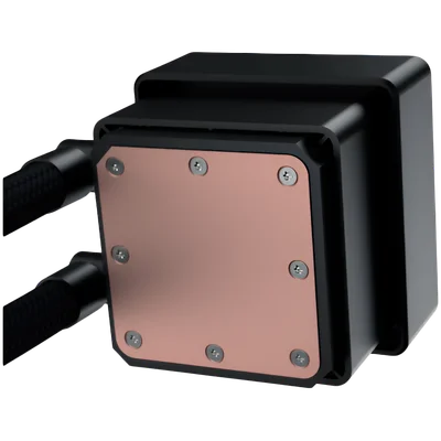 Водно охлаждане XIGMATEK Connect 240 EN45257, 3.4" LCD дисплей, ARGB PWM вентилатори, черен