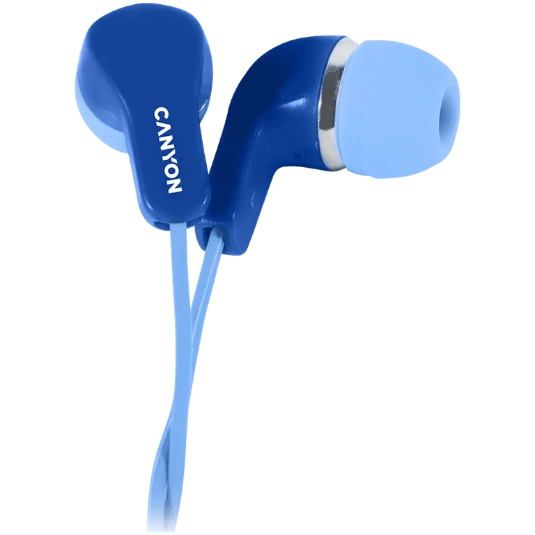 Слушалки CANYON EPM-02 с микрофон, стерео, син
