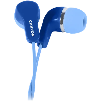 Слушалки CANYON EPM-02 с микрофон, стерео, син
