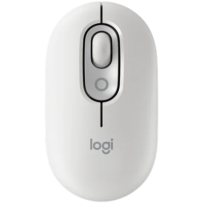 LOGITECH POP Mouse with emoji - OFF-WHITE - BT  - EMEA28i-935 - FY25,TERRA
