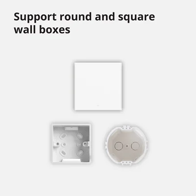 Смарт стенен ключ AQARA – WS-EUK01, ZigBee, 1 бутон, бял
