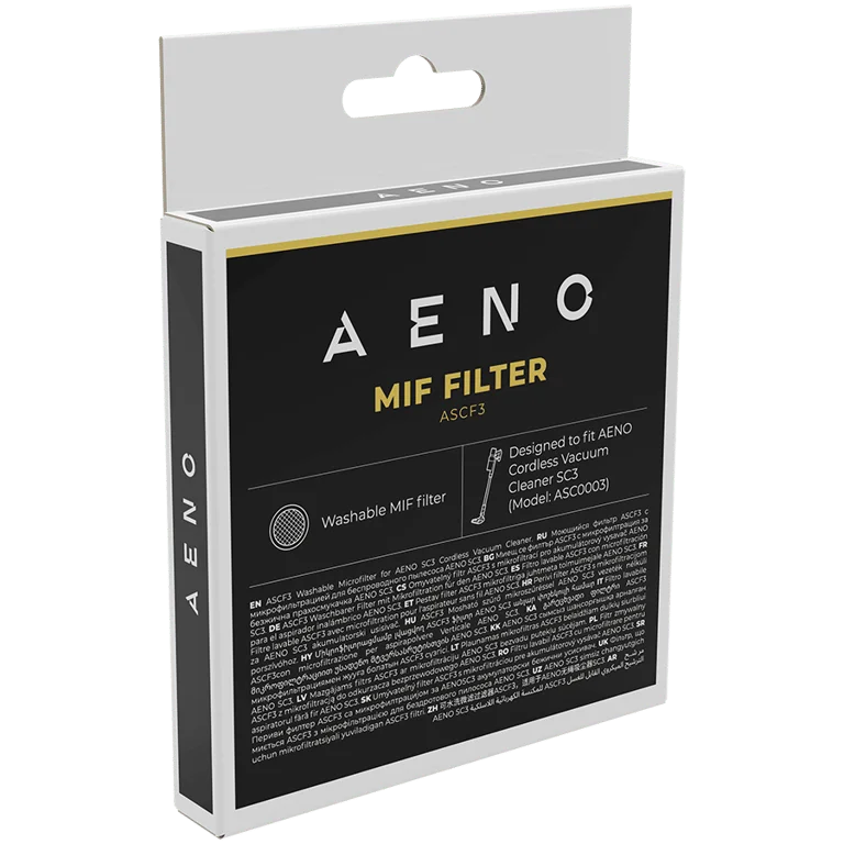 Филтър за прахосмукачка AENO – ASCF3, за SC3, миещ се MIF