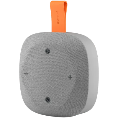 Bluetooth тонколона CANYON – Hexagon 10, 8W, TWS, IPX5, сива/оранжева