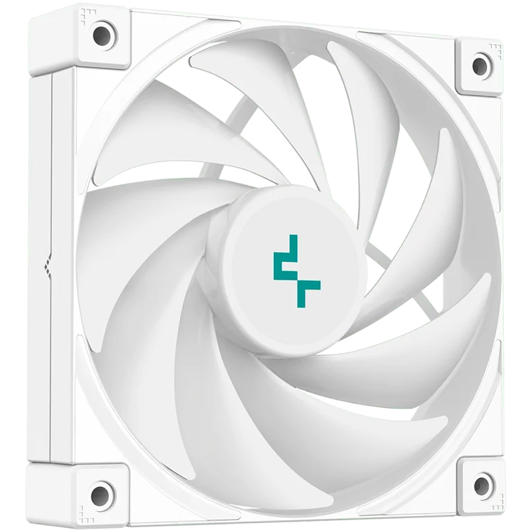 Охладител за процесор DeepCool AK620 WH 2x120mm PWM FDB, 260W TDP, 6 топлинни тръби, бял