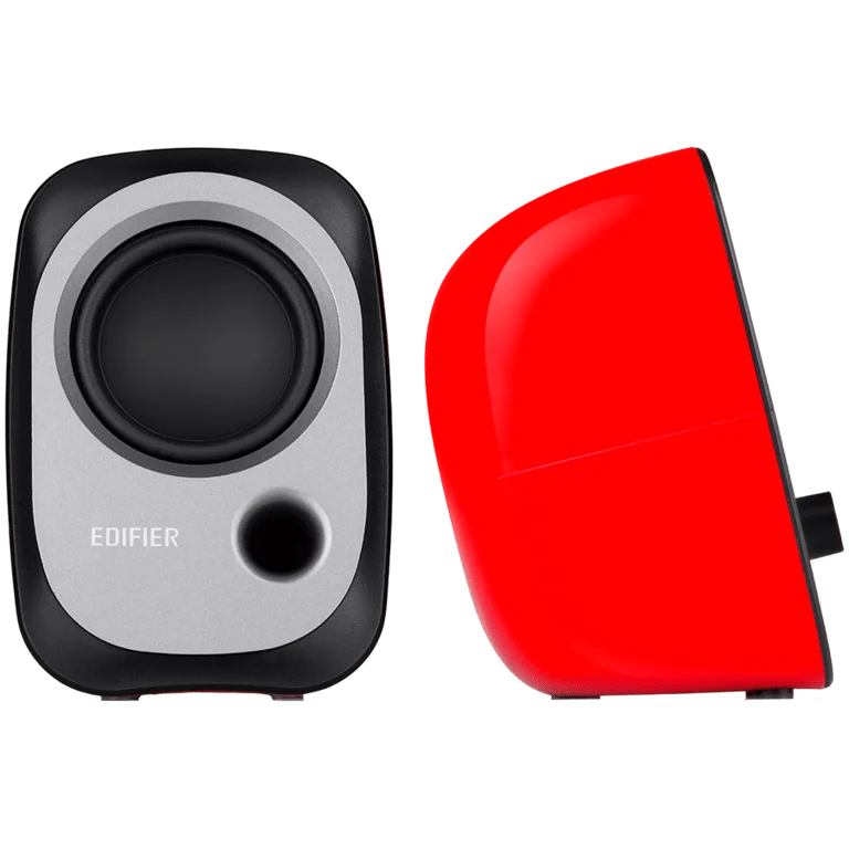 Тонколони Edifier – R12U, 2.0, USB, AUX, 4W, червени
