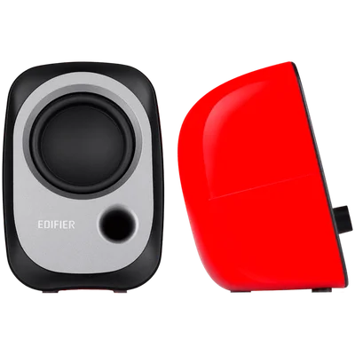 Тонколони Edifier – R12U, 2.0, USB, AUX, 4W, червени