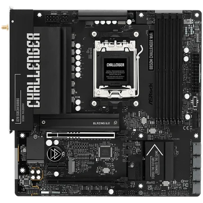 Дънна платка ASROCK B850M Challenger WiFi, Socket AM5, DDR5, mATX