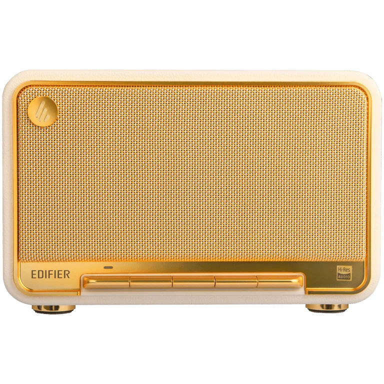 Тонколона Edifier D32 2.1, Bluetooth 5.3, Wi-Fi, AUX, USB-C, 4" мидбас, 2x 1" високочестотни говорители, 60W RMS, Бяла