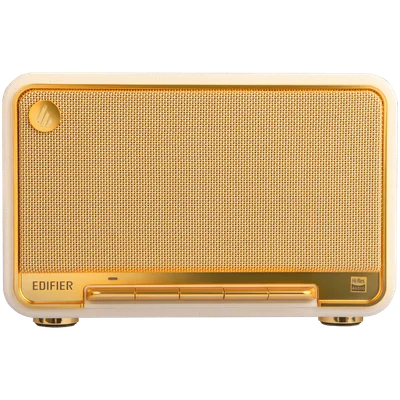 Тонколона Edifier D32 2.1, Bluetooth 5.3, Wi-Fi, AUX, USB-C, 4" мидбас, 2x 1" високочестотни говорители, 60W RMS, Бяла