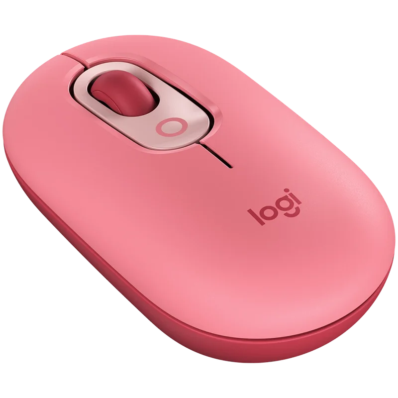 LOGITECH POP Mouse with emoji - ROSE - BT  - EMEA28i-935 - FY25,TERRA