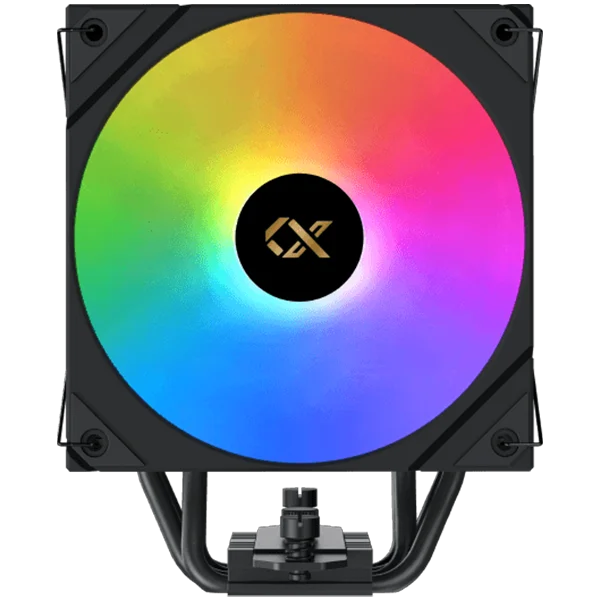 AK4 Digital (Black, ARGB & Digital LED Panel Top Cover, ARGB PWM Fan, Intel Backplate, Mini ARGB LED Controller)