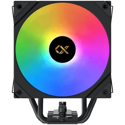AK4 Digital (Black, ARGB & Digital LED Panel Top Cover, ARGB PWM Fan, Intel Backplate, Mini ARGB LED Controller)