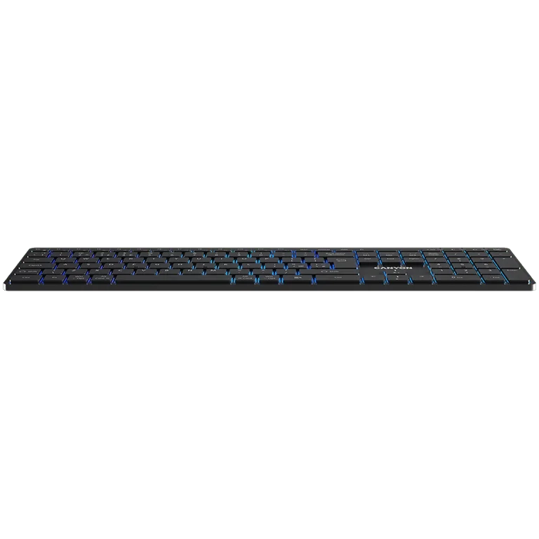 CANYON keyboard HKB-W11 UK/US RGB Dual Mode Wireless Black