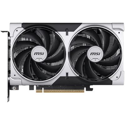 MSI Video Card NVIDIA GeForce RTX 5050 8G VENTUS 2X OC, 8GB GDDR6, 128-bit, 2602 MHz Boost, 2560 CUDA Cores, PCIe 5.0 (x8), 3x DP 2.1b, HDMI 2.1b, RAY TRACING, Dual Fan, 130W TDP, 8-pin PCIe Power, G-SYNC, 2-Slot, 3Y
