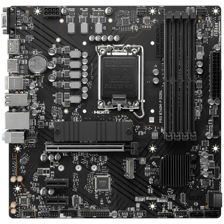 Дънна платка MSI PRO B760M-P DDR4, Socket 1700, mATX
