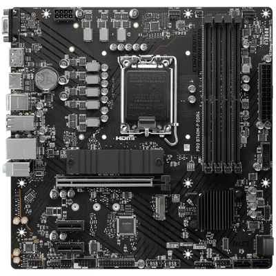 Дънна платка MSI PRO B760M-P DDR4, Socket 1700, mATX