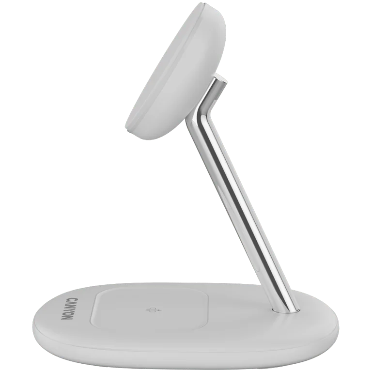 CANYON wireless charger WCS-205 15W Qi2 2in1 White