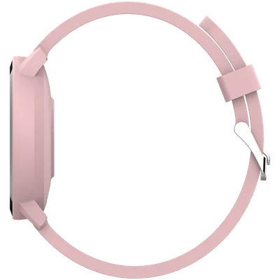 CANYON Lollypop SW-63, Smart watch, 1.3inches IPS full touch screen, Round watch, IP68 waterproof, multi-sport mode, BT5.0, compatibility with iOS and android, Pink, Host: 25.2*42.5*10.7mm, Strap: 20*250mm, 45g