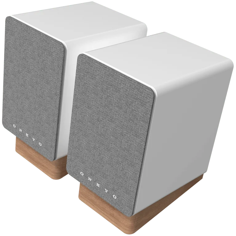 Onkyo Creator Series GX-10DB Powered Speakers, White, pair