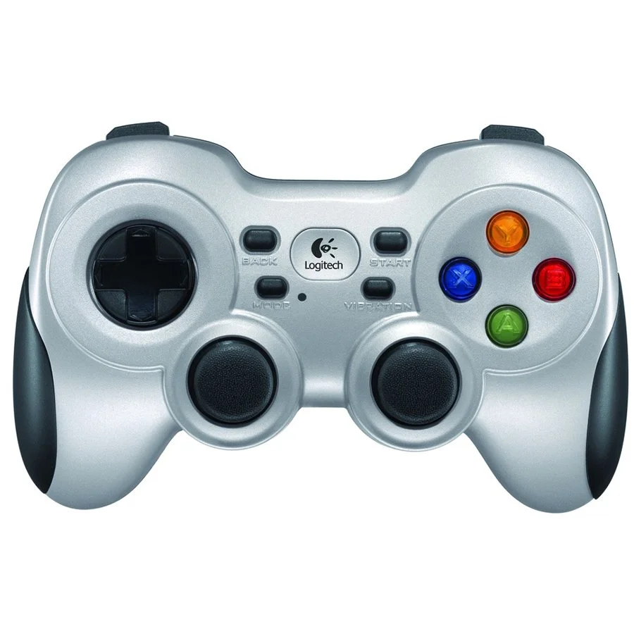 Logitech Gamepad F710, Dual Vibration Feedback, Steam Support, D-Pad, 2.4 GHz Wireless