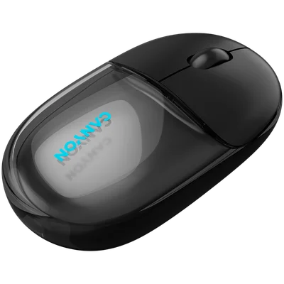 CANYON mouse OnClick 24 BT/ Wireless Transparent/Black