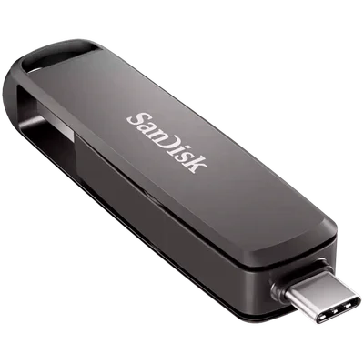USB флашка SanDisk Extreme PRO Dual Drive 1TB USB 3.2 Gen 2, 1000MB/s, 900MB/s, USB Type-C и USB Type-A, метална, черен