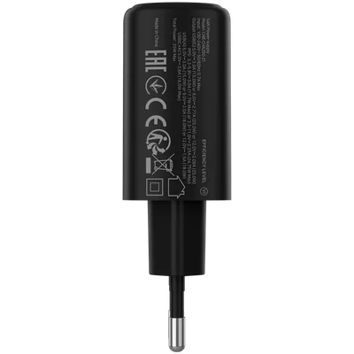 CANYON charger OnCharge 250 25W 1xPD 1xQC EU Black