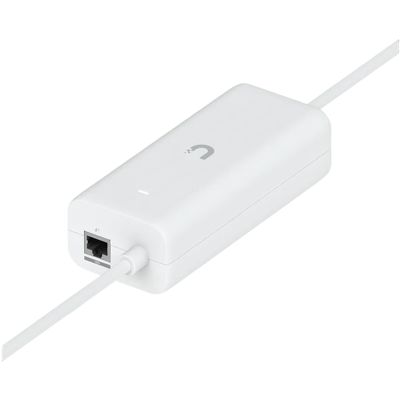 Ubiquiti UniFi UACC-PoE+-USBC AC adapter with PoE+ up to 30W for UniFi Cloud Gateway, secure and flexible mount