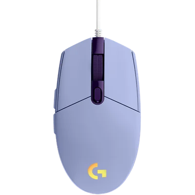 Гейминг мишка Logitech G102 LIGHTSYNC, кабел, USB, Lilac