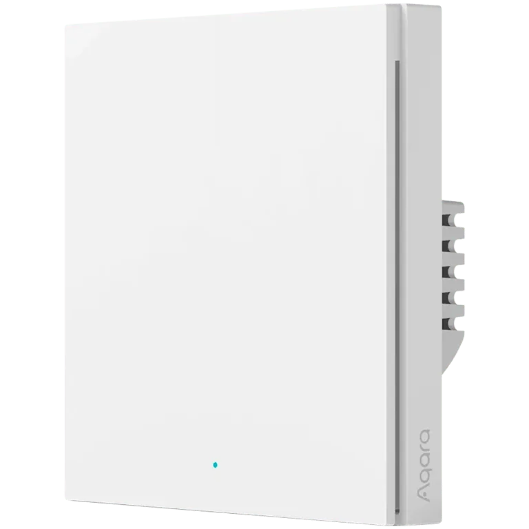 Aqara Smart Wall Switch H1 (with neutral, single rocker) Model No: WS-EUK03; SKU: AK073EUW01