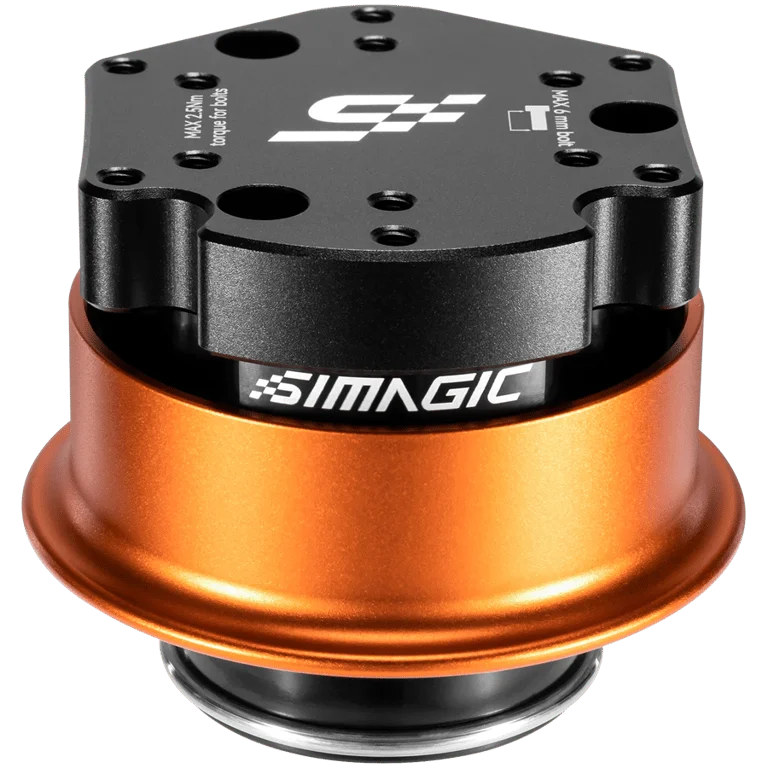 SIMAGIC Quick Release Wheel Adapter, CNC‑machined aluminium