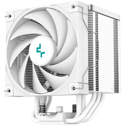 Охладител за процесор DeepCool AK500 WH 1x120mm вентилатор, TDP 240W, 5 топлинни тръби, Бял