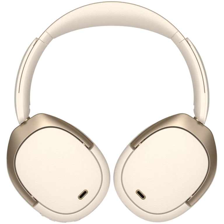 Edifier WH950NB Wireless Over-Ear Headphones, 40mm Dynamic Titanium-Coated Drivers, BT V5.4, ANC, Hi-Res Audio Certification, Up To 80H Battery, USB-C, Ivory