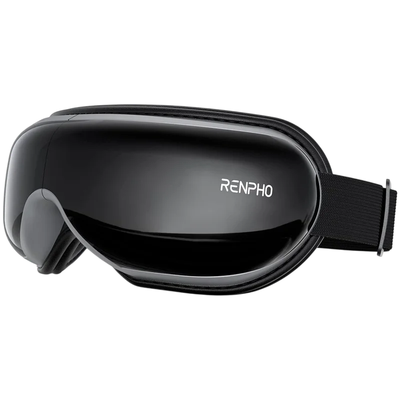Масажор за очи RENPHO – Eyeris 1, въздушна компресия, нагряване, Bluetooth, черен