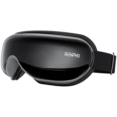 Масажор за очи RENPHO – Eyeris 1, въздушна компресия, нагряване, Bluetooth, черен