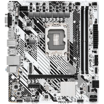 Дънна платка ASROCK H610M-HDV/M.2+ D5 Micro ATX LGA1700 DDR5