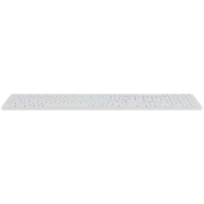 Клавиатура CANYON HKB-W11 безжична RGB Dual Mode UK/US, бяла