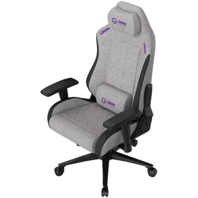 LORGAR CHA41, Ergonomic Gaming Chair Advanced, premium anti-stain fabric, Grey