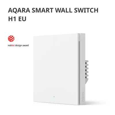 Смарт стенен ключ AQARA – WS-EUK01, ZigBee, 1 бутон, бял