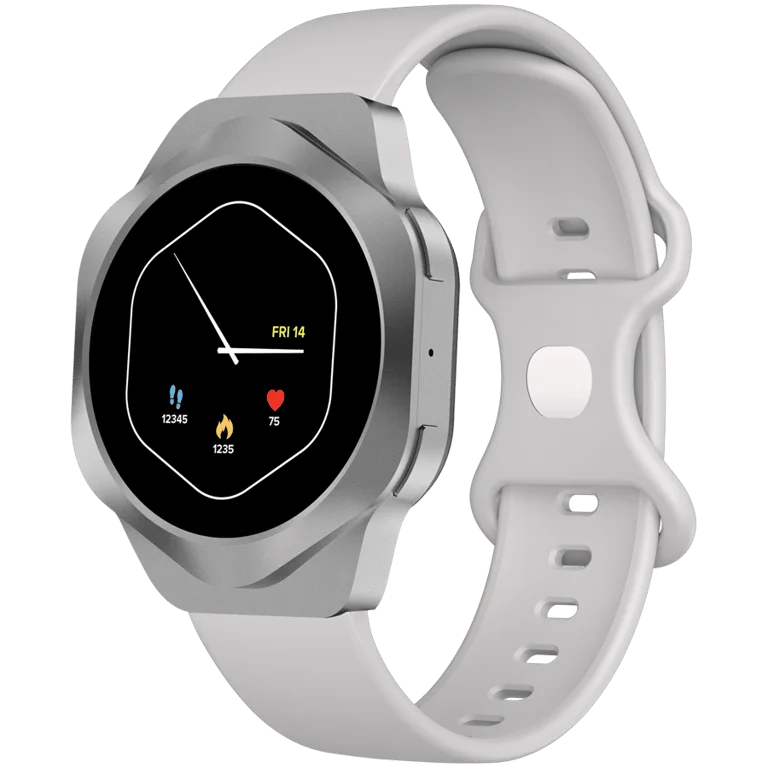 CANYON Smart Watch Hexagon 88 BT-CALL Silver