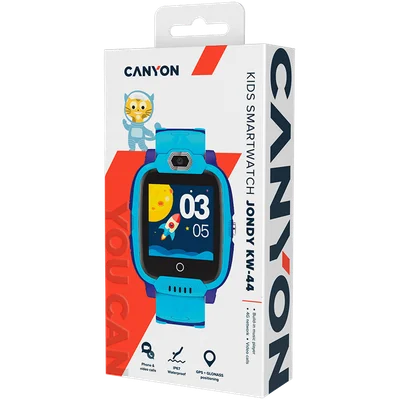 CANYON kids watch Jondy KW-44 4G Camera GPS Music Blue