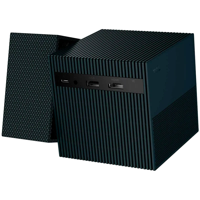 TCL PLAYCUBE Projector, 1080P Native, 750 ISO Lumens, Google TV, Netflix Certified, 5W Speaker, 90° Swivel Stand, 66Wh Battery