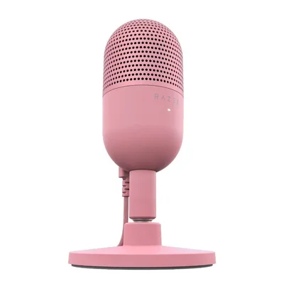 Razer Seiren V3 Mini - Quartz Pink, Ultra-compact Streaming Microphone