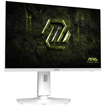 MSI MAG 274QRFW X32 Gaming Monitor, 27" 320Hz, WQHD (2560x1440) 16:9, Rapid IPS Anti-glare, 0.5ms, 300nits, 1000:1, 178/178, G-SYNC Compatible, AMD FreeSync Premium, DisplayHDR 400, Adj. Stand, 1x DP, 2x HDMI, 1x Headphone out, White, 3Y