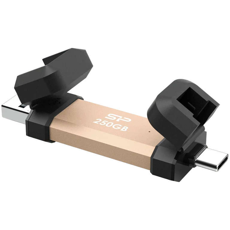 Silicon Power UC3S72 250GB, USB3.2 Gen2,DS72, Gold