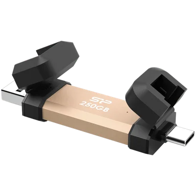 Silicon Power UC3S72 250GB, USB3.2 Gen2,DS72, Gold