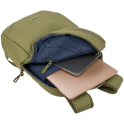 TUCANO LASER Backpack for Laptop 15.6 / MacBook Pro 16, water-resistant recycled fabric, Military Green