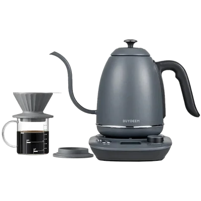 BUYDEEM Electric Gooseneck Coffee Kettle, model K821, color Ink Grey EU