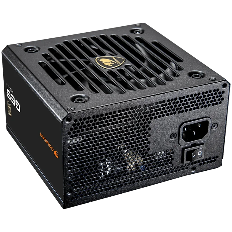 Захранване COUGAR GES 850W 80 PLUS Gold ATX 3.1, фиксирани кабели, черен