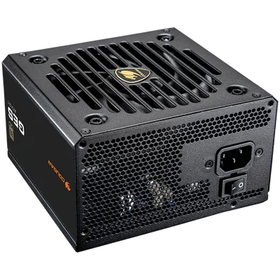 Захранване COUGAR GES 850W 80 PLUS Gold ATX 3.1, фиксирани кабели, черен